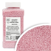 Posypka cukrowa PERŁOWA różowa jasna - 900g