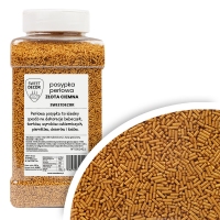 Posypka cukrowa PERŁOWA złota ciemna - 900g