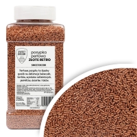 Posypka cukrowa PERŁOWA złota retro - 900g