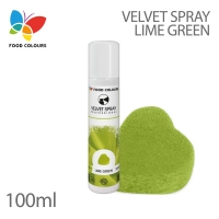 Food Colours Zamsz w spray'u 100 ml - lime green - zieleń limonkowa