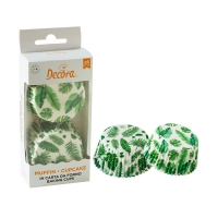 Papilotki "Tropica leaves" 36szt