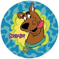 Opłatek na tort Scooby-Doo 4087 okrągły - 21 cm