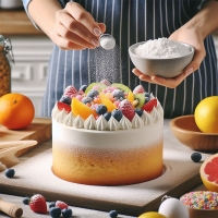 Cukier Dekor - Puder Dekoracyjny - nietopliwy 1kg (nietopniejący)