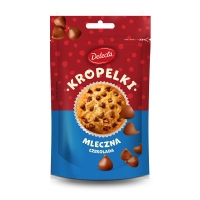 DELECTA Kropelki Czekoladowe - Czekolada mleczna 80g