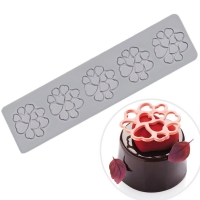 Forma silikonowa - Serca Ażurkowe 5szt