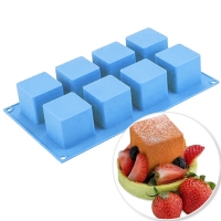 Foremka silikonowa sześciany 5cm x 5cm - 8szt