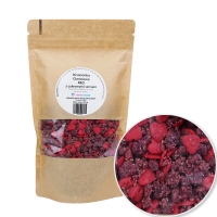 Kruszonka z suszonych czerwonych owoców z dekoracyjnymi serduszkami cukrowymi 250g