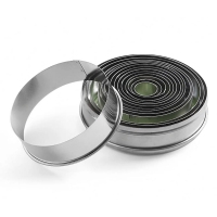 Wykrawaczki metalowe okrągłe  - zestaw 14 szt