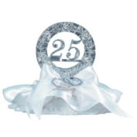 Figurka na tort 25 lecie ozdobna cyfra