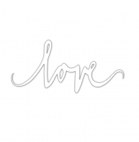 Topper na bok tortu - Love pisane - (251B)