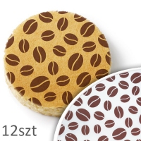 Papier transferowy do biszkoptu 30x40cm Coffe Design 12szt