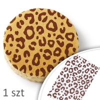 Papier do pieczenia - Panterka brązowa 30x40cm (1szt)