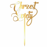 Topper Chrzest Święty Pisany (224LZ)