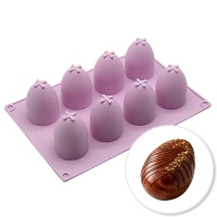 Foremka silikonowa jajko 8 szt