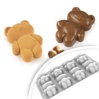 Silikomart Forma TEDDY BEAR 68 - 79x56mm H-27mm