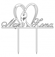 Topper - Mąż&Żona z sercem (285B)