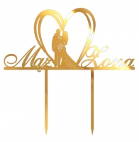 Topper - Mąż&Żona z sercem (285LZ)