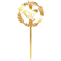 Topper - Krzyż z gołąbiem w laurach (286LZ)