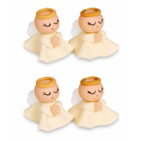 Figurki cukrowe - Aniołki białe 3D - 20szt