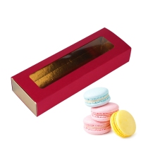 Opakowanie na makaraniki - CZERWONE