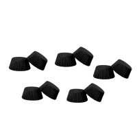 Papilotki czarne 40x15mm - 100 szt