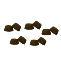 Papilotki brązowe 40x15mm - 100 szt