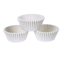 Papilotki białe 50x45mm - 100 szt