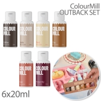 Zestaw Barwników olejowych COLOURMILL - OUTBACK SET