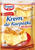 Krem do Ciasta Karpatkowy Klasyczny (Budyniowy) - Dr. Oetker