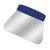 Skrobka metalowa trapez 19,5x14,5 cm - trapez