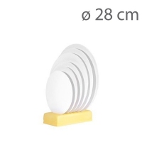 Okrągły podkład obustronnie powlekany - 28cm