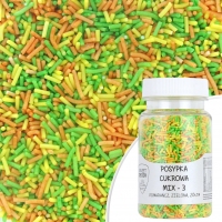 Posypka cukrowa - kolorowa MIX 3 - 70g