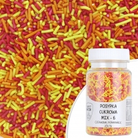 Posypka cukrowa - kolorowa MIX 6 - 70g