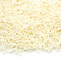 Błyszcząca posypka czekoladowa - biała - 60g