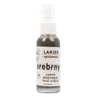 Lakier spożywczy srebrny 50ml spray