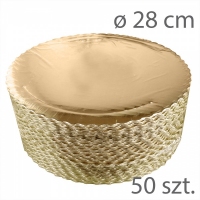 Okrągłe podkłady pod tort GRUBE- 28cm (50szt)