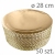 Okrągłe podkłady pod tort GRUBE- 28cm (50szt)