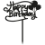Topper - Happy birthday z balonami (051C)