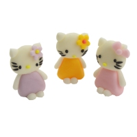 Figurki cukrowe - kitty kotek - mix 20szt