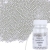 Perełki błyszczące srebrne 3 mm - 40 g