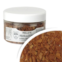 Karmelowe Prażynki Z Herbatników - PAILLETE FEUILLETINE - 100g