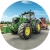 Opłatek na tort Traktor/Koparka - 00044C - 21 cm