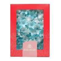 Kwiatki mini - cieniowane niebieskie 400szt