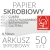 Jadalny papier skrobiowy BEZ CUKRU I GLUTENU - 50szt