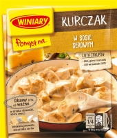 WINIARY - pomysł na - kurczak w sosie serowym