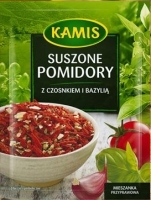 KAMIS - suszone pomidory z czosnkiem i bazylią 15g