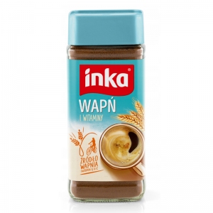 Inka WAPŃ - Kawa rozpuszczalna z wapniem i witaminami - 100g