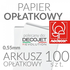 Jadalny papier opłatkowy A4 0,55mm - 100szt