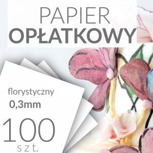 Jadalny papier opłatkowy cienki A4 0,3mm - 100szt