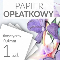 Jadalny papier opłatkowy cienki A4 0,4mm - 1szt